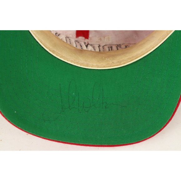 il_fullxfull.3075328311_er72.jpg Vintage 90s Starter Detroit Red Wings Snapback Hat Autographed Distressed